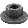 M8-1.25 FREE SPINNING WASHER NUT24MM OD 25/BX